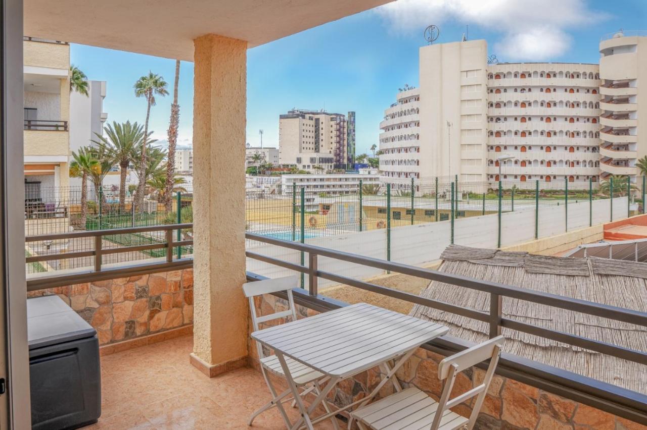 Pool view accommodation in Playa del Ingles Maspalomas  Exterior foto